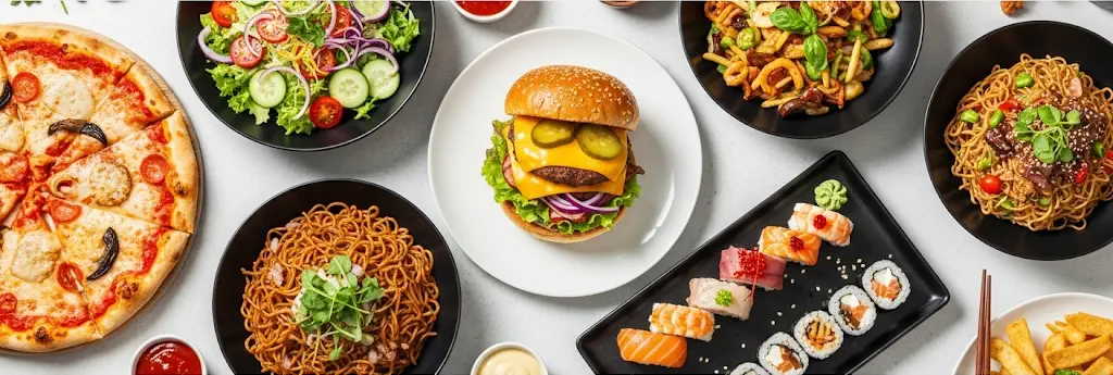 Vibrant food banner